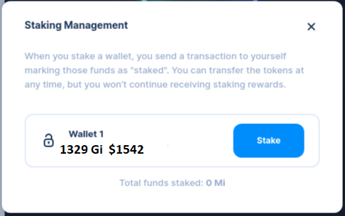 IOTA Firefly Staking Start
